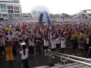 Participants to the "Purple Run" held last March 8 during the celebration of the International Women's Month at the Diversion Road in Iloilo City.