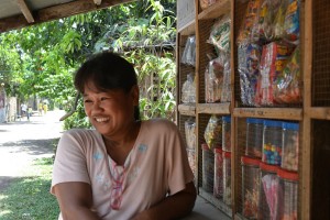 Lerma Hidayawan of Brgy. Vista Alegre, Bacolod City is a picture of contentment as she remarked how far better her life is now.