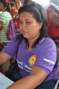 Pantawid Pamilya Parent Leader Jocelyn Almado of Brgy. Lomboy, Panay, Capiz.